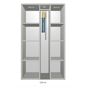 Møbler fra bredde 100 cm til 120 cm Model B